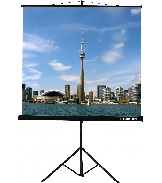 Экран на штативе Lumien Eco View 203x203см (раб.область 195х195 см) Matte White с возможностью настенного крепления 1:1