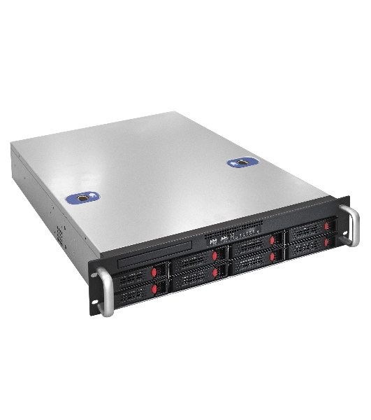 Серверный корпус ExeGate Pro EX293178RUS 2U550-HS08 RM 19', высота 2U, глубина 550, БП 1U-900ADS, 8xHotSwap, USB