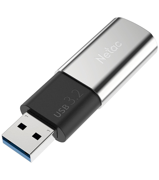 Флешка USB Netac US2 USB3.2 Solid State Flash Drive 256Gb,up to 530MB/450MB/s