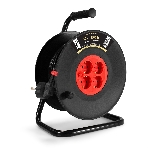 Удлинитель на катушке ExeGate industrial ECS-10-3-50 (4 евророзетки с заземлением, IP20, 50 м, защита от детей, защита от перегрузки, 3х1,0 мм2, 10А/2.3 кВт), фото4
