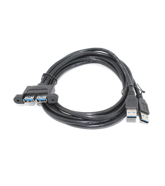 Кабель USB 2.0 для монтажа на корпус 1,5 м
