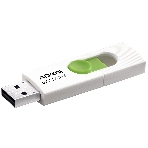 Флешка USB ADATA UV320 (AUV320-128G-RWHGN), 128Gb, USB 3.2 Gen1, R/W 100/30, белый/зеленый, фото6