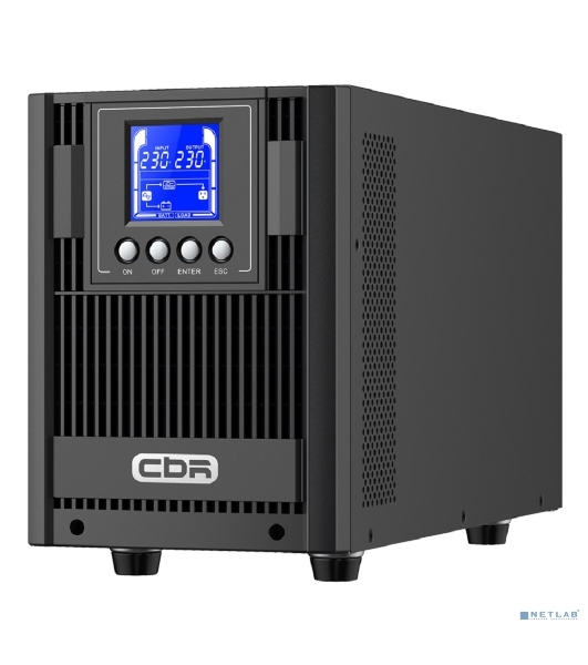 Источник бесперебойного питания CBR ESN-2KT-4F-LCHERSC Online 2000VA/2000W Tower 4 x Schuko, LCD, HID-USB, RS232, EPO, SNMP slot