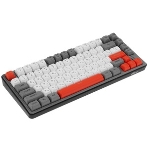 Клавиатура проводная Ritmix RKB-681BL Gray серый-бордовый, фото6