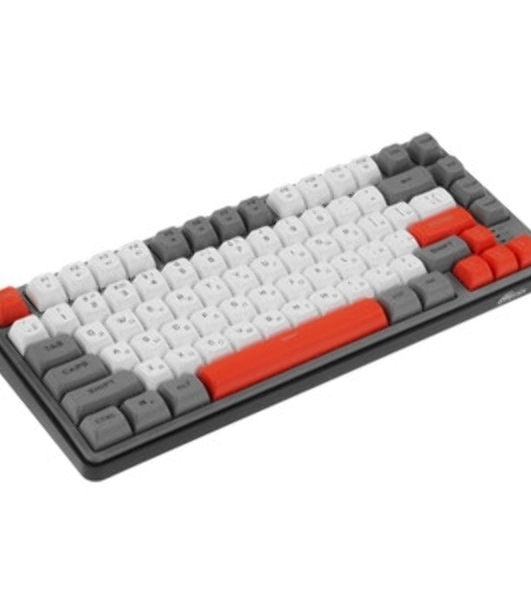 Клавиатура проводная Ritmix RKB-681BL Gray серый-бордовый