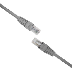 Патч-корд NTSS NTSS-PC-UTP-RJ45-5e-0.3-LSZH-GY NTSS-PC-UTP-RJ45-5E-0.3-LSZH UTP RJ-45 вил.-вилка RJ-45 cat.5e 0.3м серый LSZH (уп.:1шт) 26AWG, фото3