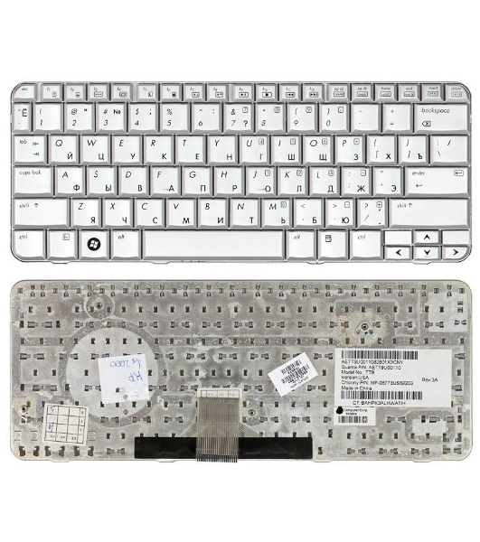 Клавиатура для ноутбука HP Pavilion TX1000 TX2000 TX2500 серебристая