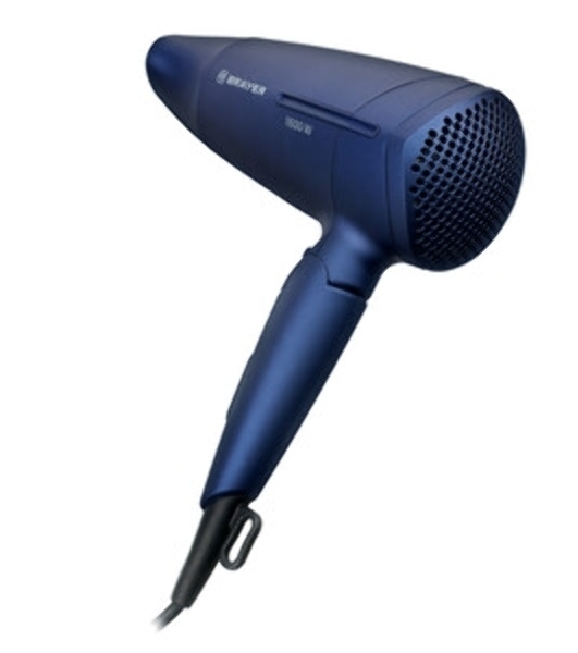 Фен BRAYER BR3020 синий, 1600 Вт, компактный