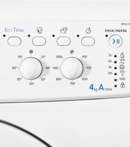 Стиральная машина Indesit IWUC 4105 белый, загр. фронтальная макс.: 4 кг 1000 об/мин класс: А