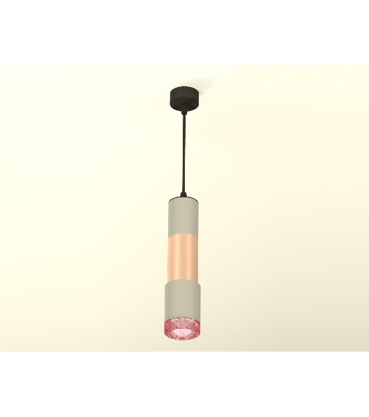 Светильник Ambrella Light XP7423061 SGR/PPG/PI серый песок/золото розовое полированное/розовый MR16 GU5.3