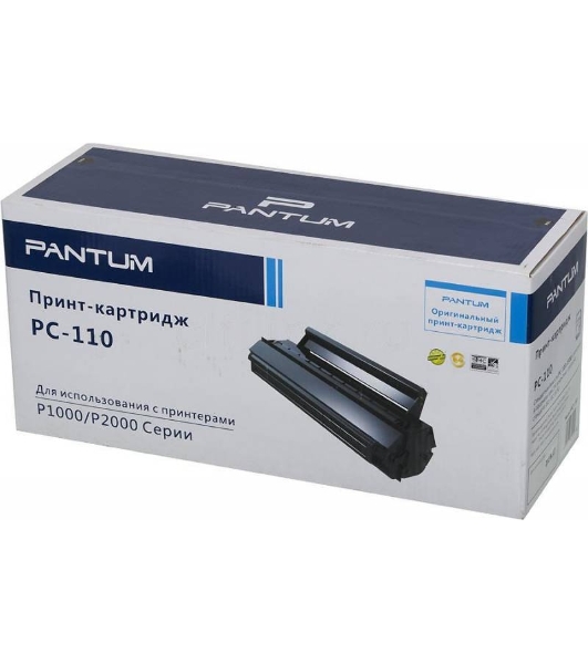 Картридж лазерный Pantum PC-110 черный для Pantum P1000/P2000/P2050/5000/5005/6000/6005 (1500 стр.)