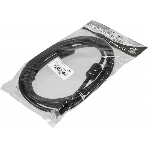 Кабель аудио-видео Ningbo HDMI (m)/HDMI (m) 3м. феррит.кольца позолоченные контакты черный (HDMI-3M-MG(VER1.4)), фото 1
