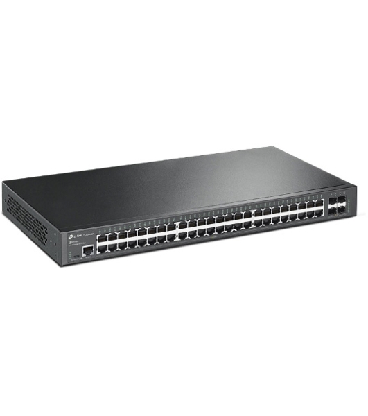 Коммутатор 48-портовый гигабитный управляемый уровня 2+ TP-Link TL-SG3452X JetStream с четырьмя слотами SFP+ 10 Гбит/с