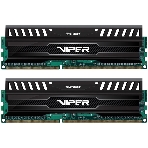 Оперативная память Patriot Viper 3, DDR3, 16GB (2x8 GB), 1600 MHz, CL9, DIMM, радиатор, черный, фото8