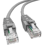Патч-корд NTSS NTSS-PC-UTP-RJ45-5e-0.3-LSZH-GY NTSS-PC-UTP-RJ45-5E-0.3-LSZH UTP RJ-45 вил.-вилка RJ-45 cat.5e 0.3м серый LSZH (уп.:1шт) 26AWG, фото2