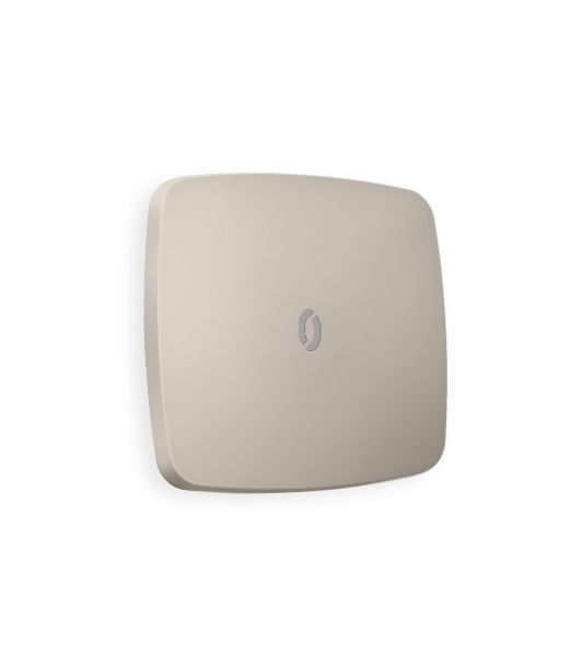 Лицевая панель OMEGA (Серо-бежевый матовый) для 1-кл выключателей с подсветкой QUANT OP3620