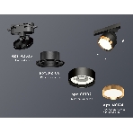 Светильник Ambrella light XT8102004 SBK/PYG черный песок/золото желтое полированное GX53 (A2526, A2106, C8102, N8124), фото 1