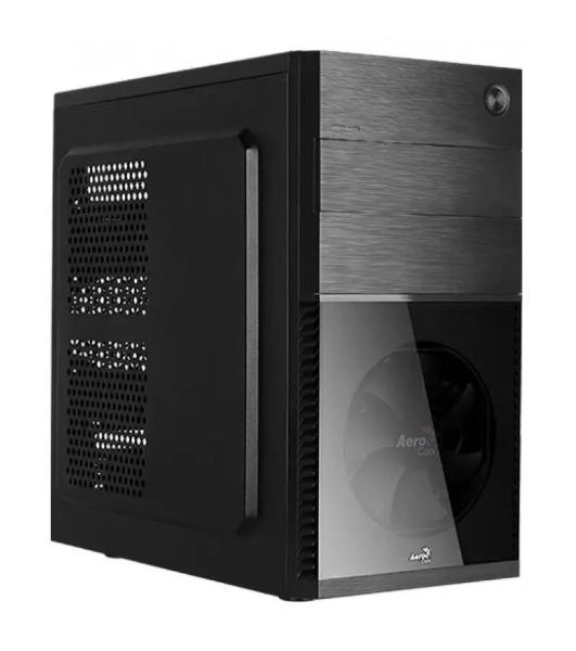 Компьютерный корпус Aerocool/Formula Cs-105, mATX, без БП, 187x361x355мм (ШxГxВ), USB 3.0 x1, USB 2.0 x1, металл 0,5мм, 120-мм вентилятор в комплекте, черный