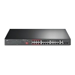 Коммутатор 24-port 10/100Mbps Unmanaged PoE+ Switch with 2 combo RJ-45/SFP uplink ports, metal case, rack mount, 24 802.3af/at compliant PoE+ ports, 2 gigabit combo RJ-45/SFP uplink ports, DIP switches for Extend mode, Isolation mode and Priority mode, up to 25, фото15