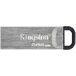 Флешка USB Kingston DataTraveler KYSON (DTKN/256GB), 256Gb, USB 3.2 Gen 1, R/W 200/60, серебристый/черный, фото11