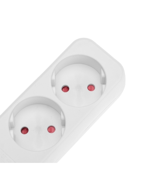 Удлинитель Rexant STANDARD 4 гнезда, 5 м, 2х1,0 мм², б/з, белый