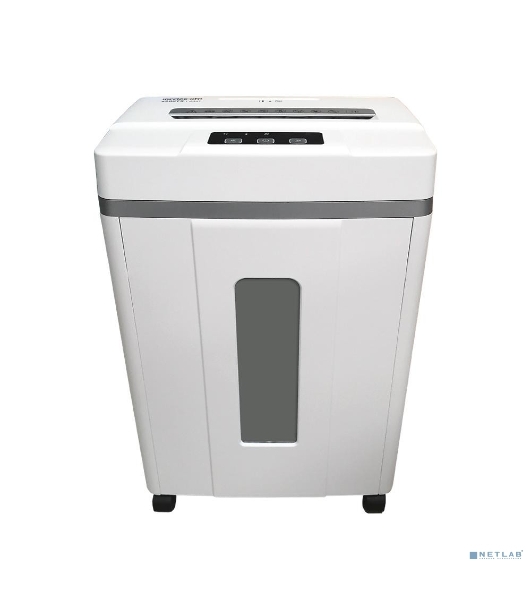Шредер Office Kit S200TSCD 0,8x2 белый (секр.P-7) фрагменты 6лист. 25лтр. скобы пл.карты CD