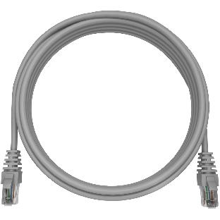 Патч-корд NTSS NTSS-PC-UTP-RJ45-5e-0.3-LSZH-GY NTSS-PC-UTP-RJ45-5E-0.3-LSZH UTP RJ-45 вил.-вилка RJ-45 cat.5e 0.3м серый LSZH (уп.:1шт) 26AWG