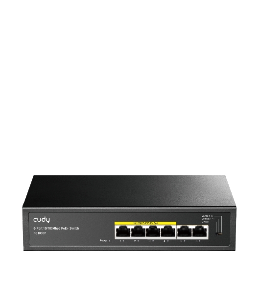 Коммутатор Cudy FS1006P, 6×100 Мбит/с