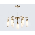 Люстра Ambrella light LH55278/7 BS/FR латунь/белый матовый E14*7 max 40W D640*1390, фото8