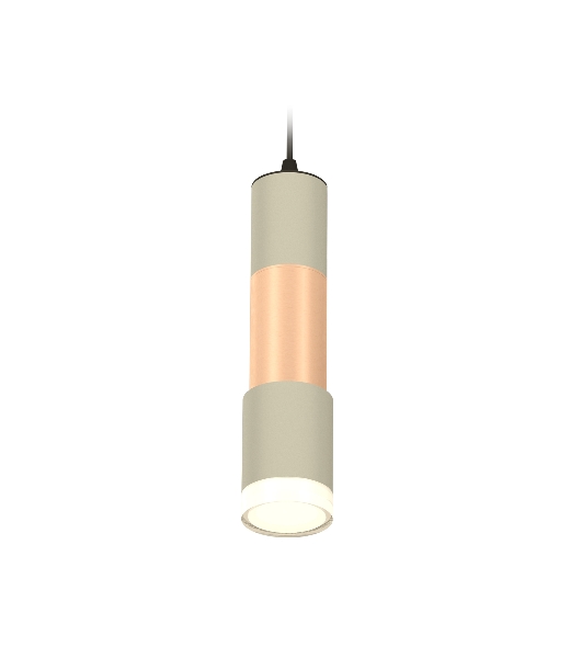Светильник Ambrella Light XP7423062 SGR/PPG/CL серый песок/золото розовое полированное/прозрачный MR16 GU5.3