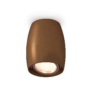 Светильник Ambrella Light XS1124001 SCF/PPG кофе песок/золото розовое полированное MR16 GU5.3 (C1124, N7005)