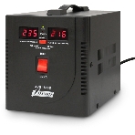 Стабилизатор напряжения Powerman AVS 1500D черный (220В±8% 1500ВА,12А,КПД 98%,циф. индикация вх./вых.), фото5