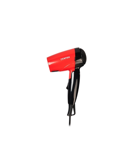 Фен Centek CT-2230 RBL красный/черный, 1200 Вт, компактный