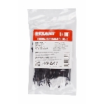 Хомут-стяжка кабельная нейлоновая Rexant 80 x2,5 мм, черная, упаковка 100 шт., фото3