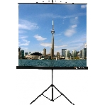 Экран на штативе Lumien Eco View 153x153см (раб.область 147х147 см) Matte White с возможностью настенного крепления 1:1, фото 1