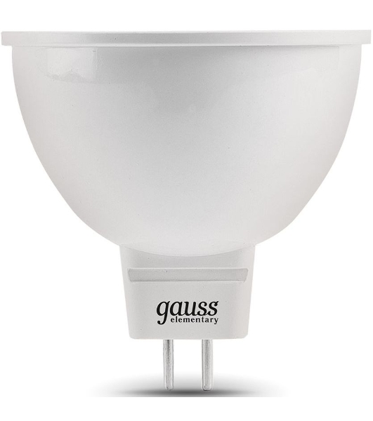 Лампа cветодиодная Gauss LED Elementary 13516MR16 GU5.3 5.5W 2700К1/10/100