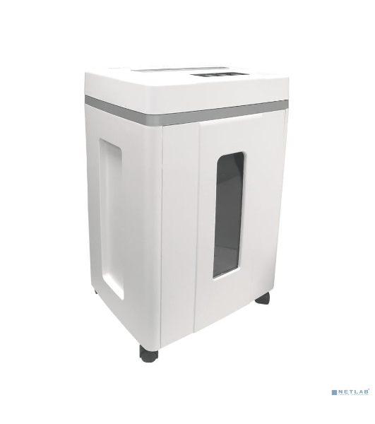 Шредер Office Kit S200TSCD 0,8x2 белый (секр.P-7) фрагменты 6лист. 25лтр. скобы пл.карты CD