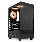 Компьютерный корпус HSPD F510, Panoramic Mid Tower, черный, TG, 0.5 SPCC, 3x120мм ARGb ATX, mATX, mITX 180/280/160мм 1x2.5', 1x3.5', 7xPCI 2xUSB-A 3.0 356x218x467мм, фото22