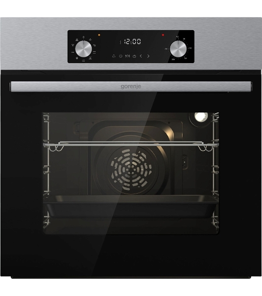 Духовой шкаф электрический Gorenje BO6737E02NX, черный
