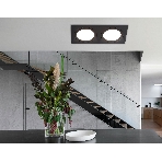 Светильник Ambrella light TN6615/2 BK черный IP44 GX53/2 max 15W 215*110*24, фото3