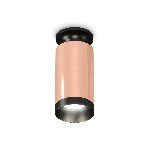 Светильник Ambrella Light XS6326100 PPG/PBK золото розовое полированное/черный полированный MR16 GU5.3 (N6902, C6326, N6131), фото 1