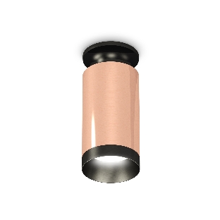Светильник Ambrella Light XS6326100 PPG/PBK золото розовое полированное/черный полированный MR16 GU5.3 (N6902, C6326, N6131)