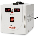 Стабилизатор напряжения Powerman AVS 2000D (2000ВА,15А,КПД 98%,циф. индикация вх./вых. напряж.) белый, фото4