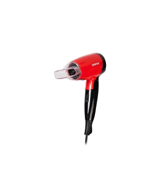 Фен Centek CT-2230 RBL красный/черный, 1200 Вт, компактный