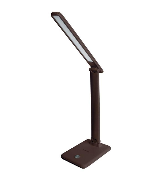 Светильник настольный UF-730 С10 LED 11Вт 3 ур. ярк. корич. Ultraflash 14178