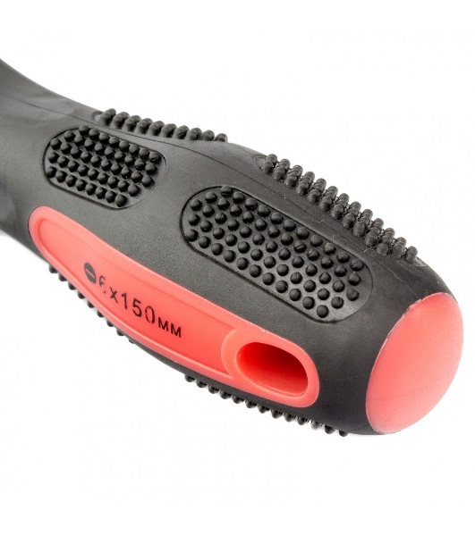 Отвертка Matrix Anti-Slip, SL6,0 х 150 мм, CrV, двухкомп. рукоятка
