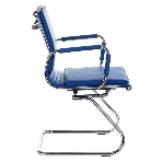 Кресло Бюрократ CH-993-Low-V/blue синий, экокожа, 120 кг, механизм качания, низкая спинка, фото8