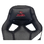 Кресло игровое Zombie DRIVER черный/белый, искусственная кожа, с подголов. крестовина пластик, фото30