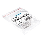 Модуль-вставка Keystone Jack RJ-45 ExeGate KJ-8P8C-U-C6-180-Dual (Кат.6, неэкранированная, 180 градусов, IDC Krone/110), фото 1