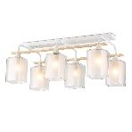 Светильник Ambrella light TR3033247/6 WH/WD белый/дерево E27/6 max 60W 580*340*245, фото8
